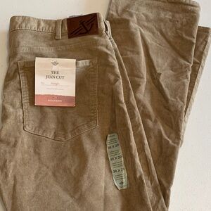 Dockers Men's Brown Corduroy Trousers Size 38 X 29 New